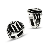 925K Sterling Silver Ottoman Men Ring