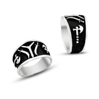 925K Sterling Silver Ottoman Men Ring