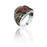 925K Sterling Silver Scorpion Men Ring