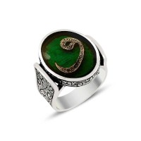 925K Sterling Silver Waav Men Ring