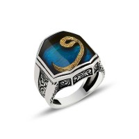 925K Sterling Silver Waav Men Ring