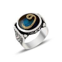 925K Sterling Silver Waav Men Ring