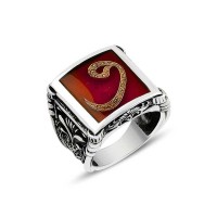 925K Sterling Silver Waav Men Ring