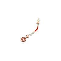 999 Silver White Red Model Handmade Rosary Tassel 