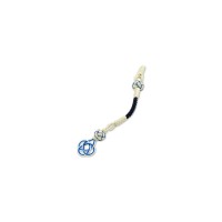 999 Silver White Blue Model Handmade Rosary Tassel 