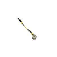 999 Silver Yellow Rope Black Model Hand Knit Rosary Tassel 