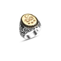 925 Silver Double Headed Eagle Ring For Men