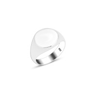 925 Silver Oval Ring For Men