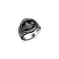 925 Silver Ottoman Tugra Ring For Men