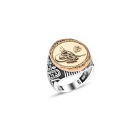 925 Silver Ottoman Tugra Ring For Men