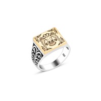 925 Silver Double Headed Eagle Ring For Men