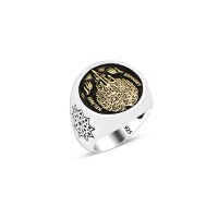 925 Silver Kelime-i Şehadet Ring For Men