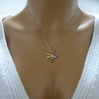 14K Gold Bee Necklace