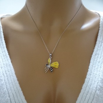 14K Gold Bee Necklace