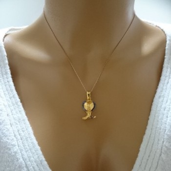 14K Gold Cobra Snake Necklace