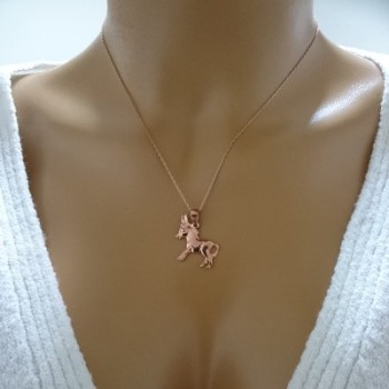 14K Gold Donkey Necklace