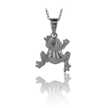 14K Gold Frog Necklace