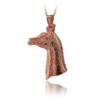 14K Gold Giraffe Necklace