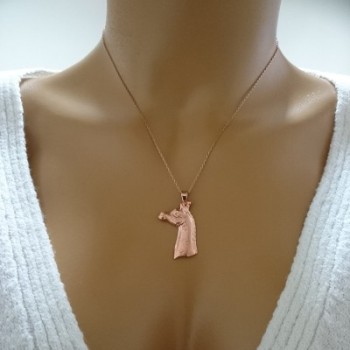 14K Gold Giraffe Necklace