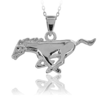 14K Gold Horse Necklace