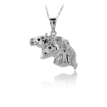 14K Gold Horse Necklace