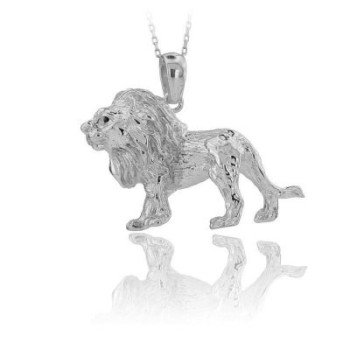 14K Gold Lion Necklace