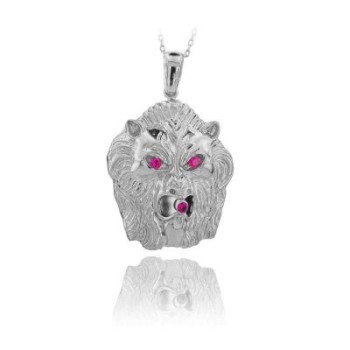 14K Gold Lion Necklace