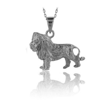 14K Gold Lion Necklace