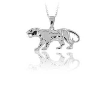 14K Gold Panther Necklace