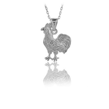 14K Gold Rooster Necklace