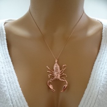 14K Gold Scorpion Necklace