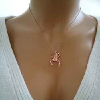 14K Gold Scorpion Necklace