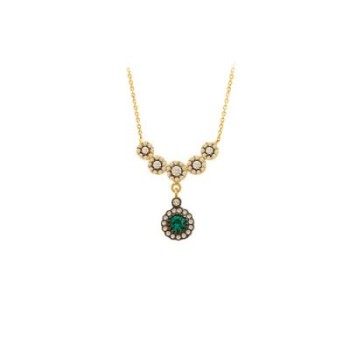 14K Solid Gold Ottoman Necklace