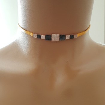 925 K Sterling Silver Choker Necklace