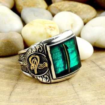 925K Sterling Silver Alif Men Ring