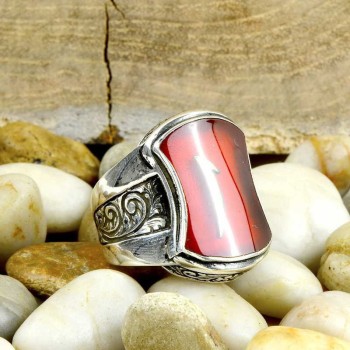 925K Sterling Silver Alif Men Ring