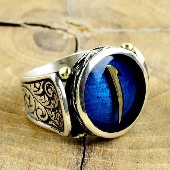 925K Sterling Silver Alif Men Ring