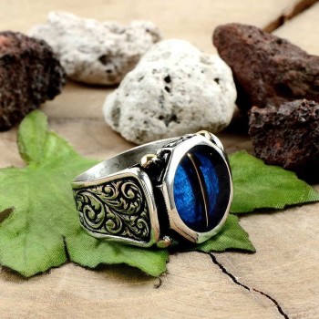 925K Sterling Silver Alif Men Ring