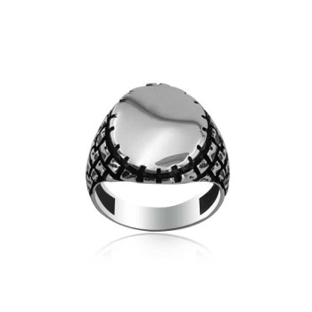 925K Sterling Silver Design Men Ring