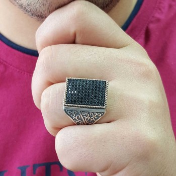 925K Sterling Silver Design Men Ring