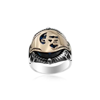 925K Sterling Silver K. Atatürk Men Ring