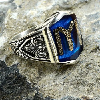 925K Sterling Silver Ottoman Men Ring