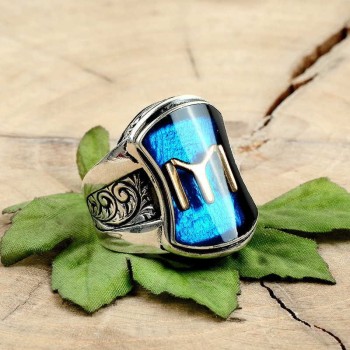 925K Sterling Silver Ottoman Men Ring