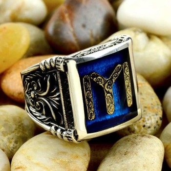 925K Sterling Silver Ottoman Men Ring