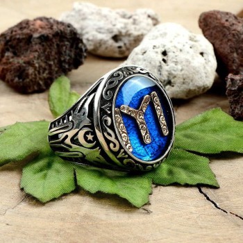 925K Sterling Silver Ottoman Men Ring